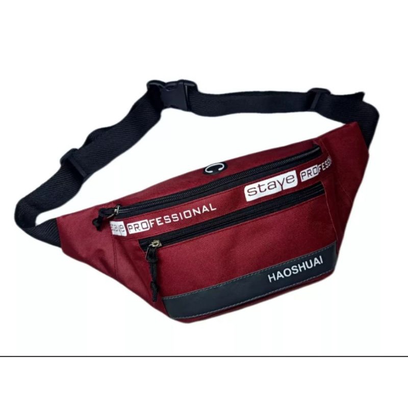 Tas Waistbag Pria Tas Selempang BAGVOLT ORIGINAL