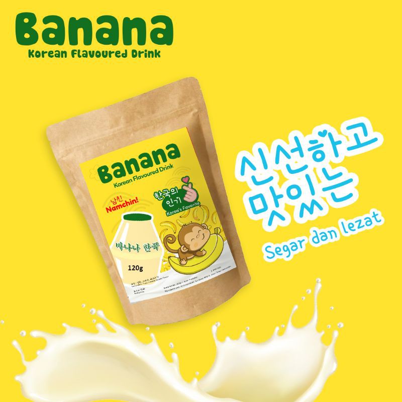 

NAMCHIN - BANANA KOREAN FLAVOURED DRINK - SERBUK SUSU PISANG KOREA