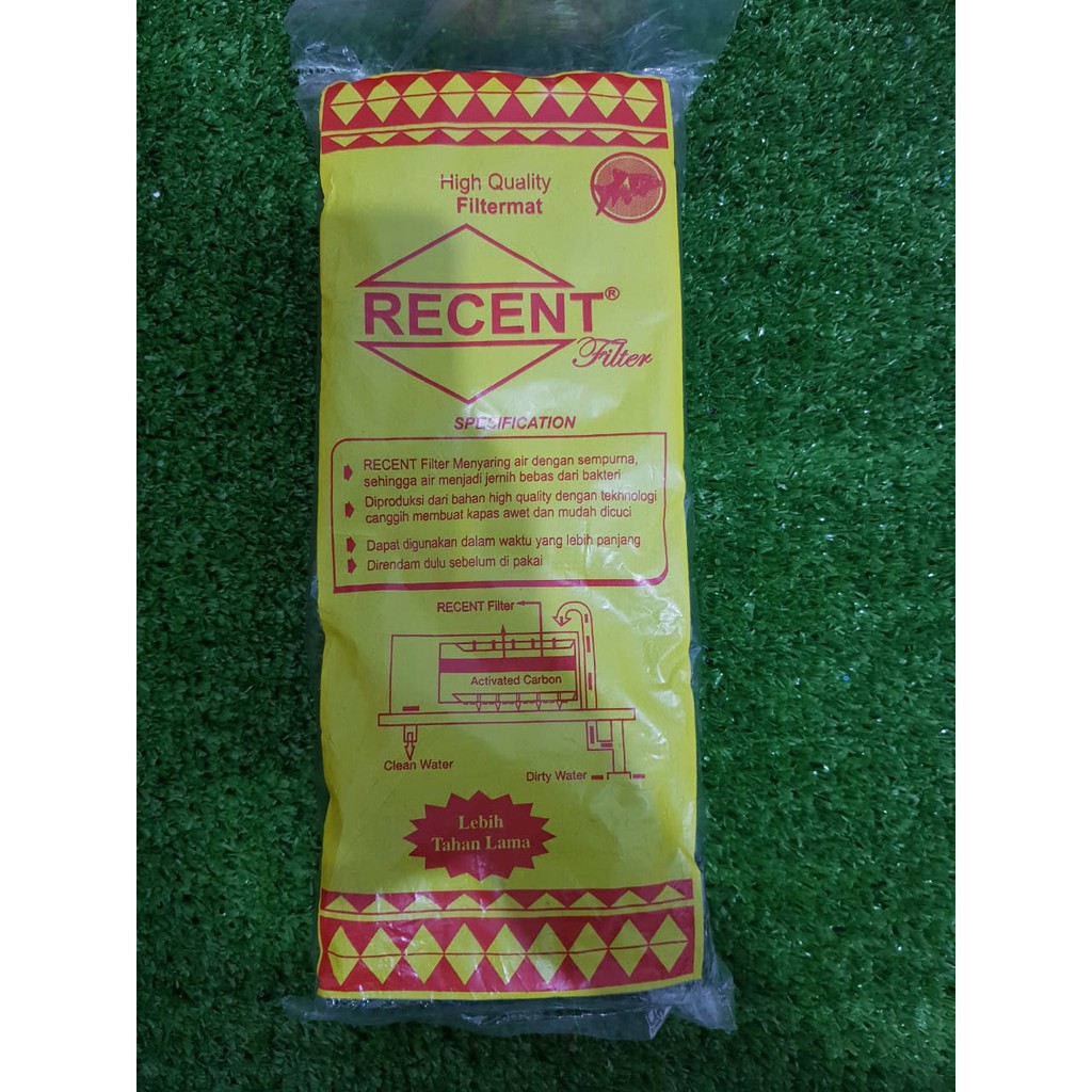 Kapas Filter Biofom gelombang Aquarium 2 lapis Recent