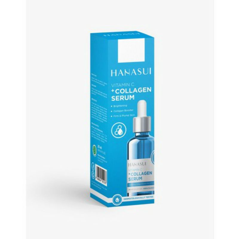 NEW SERUM VITAMIN C + COLLAGEN HANASUI BOX BIRU BY JAYA MANDIRI ORIGINAL BPOM