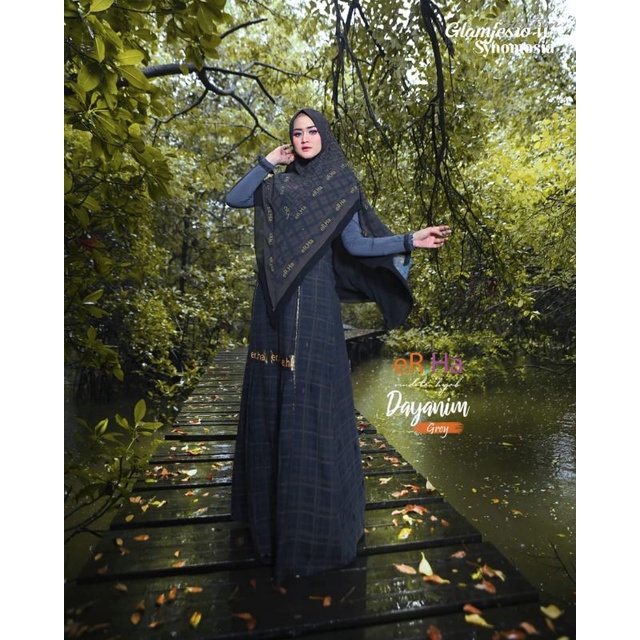 [ER.HA] GAMIS SYARI TERBARU / DRESS SET CASUAL DENIM " DAYANIM " BY ERHA SYARI