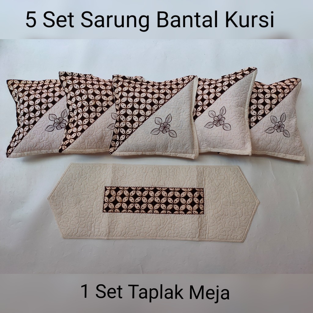 Sarung Bantal Kursi Batik Bordir