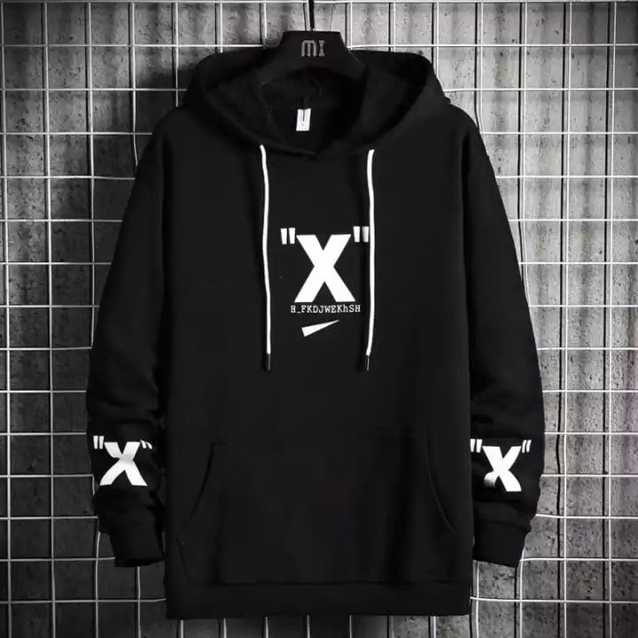 SWEATER HOODIE PRIA DAN WANITA BASIC FLEECE TERBARU MODEL UNISEX X - HOODIE TERLARIS