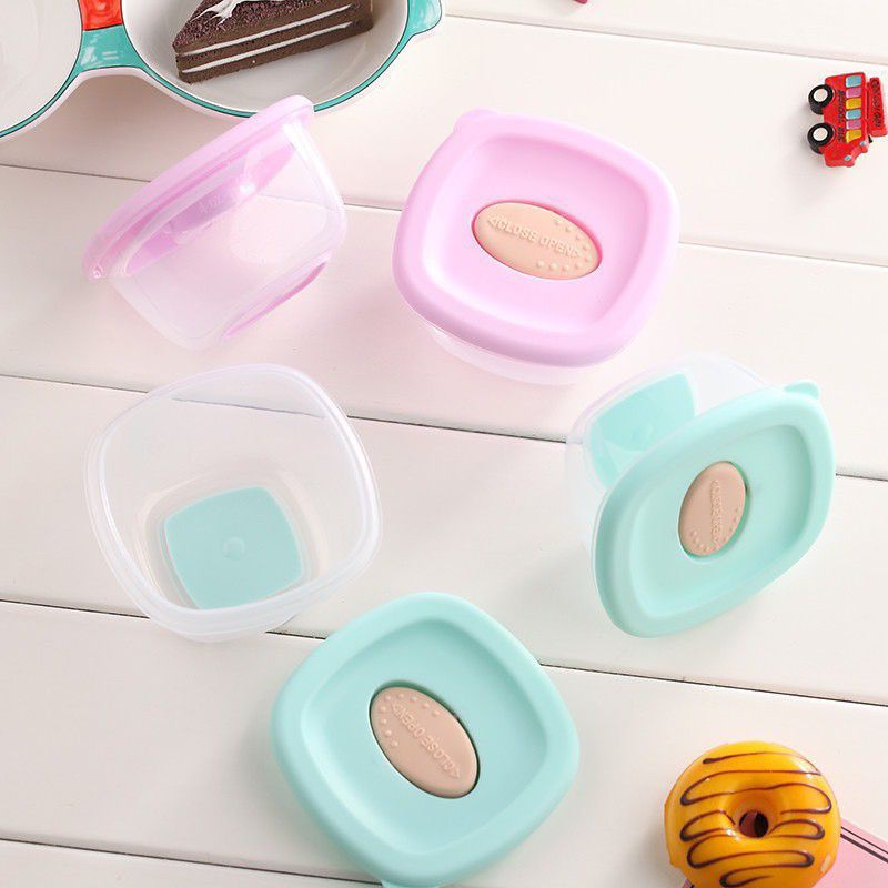 4 Pcs Food Container Baby 120ml jiayi Box penyimpanan MPASI bayi