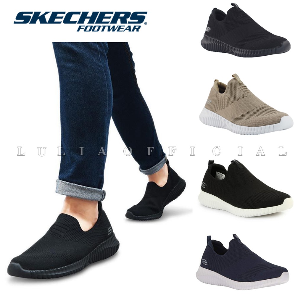 Skechers Mens Elit Flex Shoes Sneakers Sepatu Pria