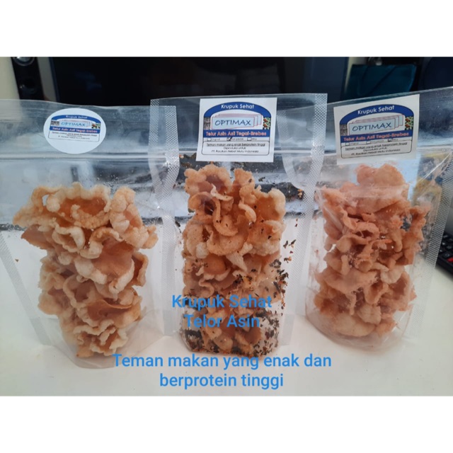 

Krupuk Sehat Telor Asin