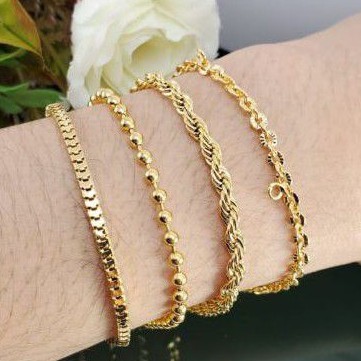 Xuping Gold Perhiasan Gelang Terlaris G200