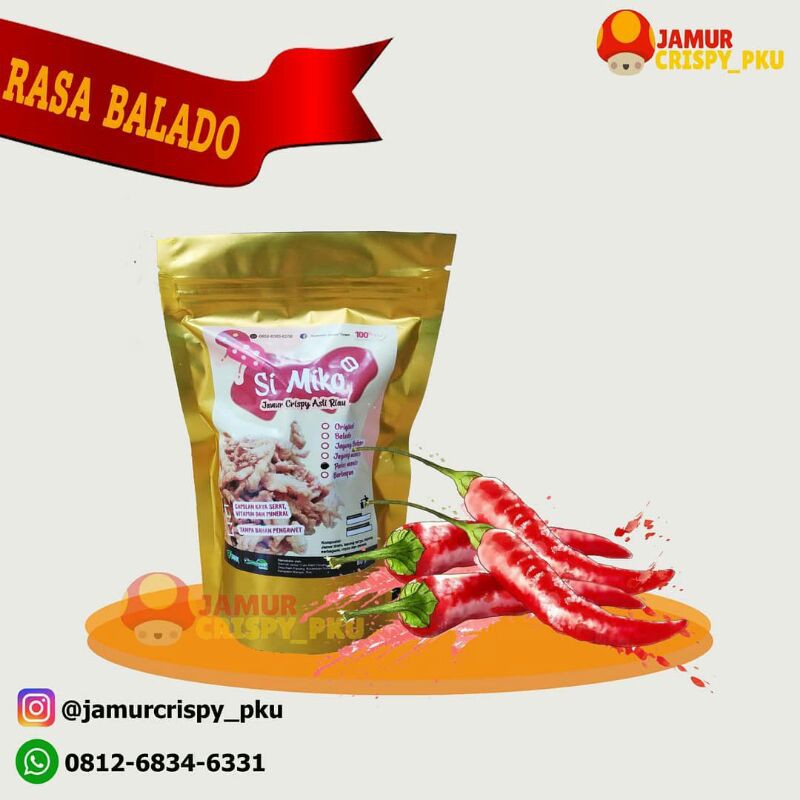 

Jamur Crispy Khas Riau (Balado)