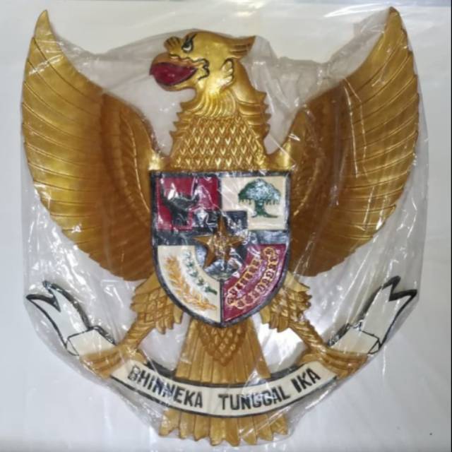 Jual Lambang Garuda Pancasila Fiber Uk 30x30 Cm Shopee Indonesia