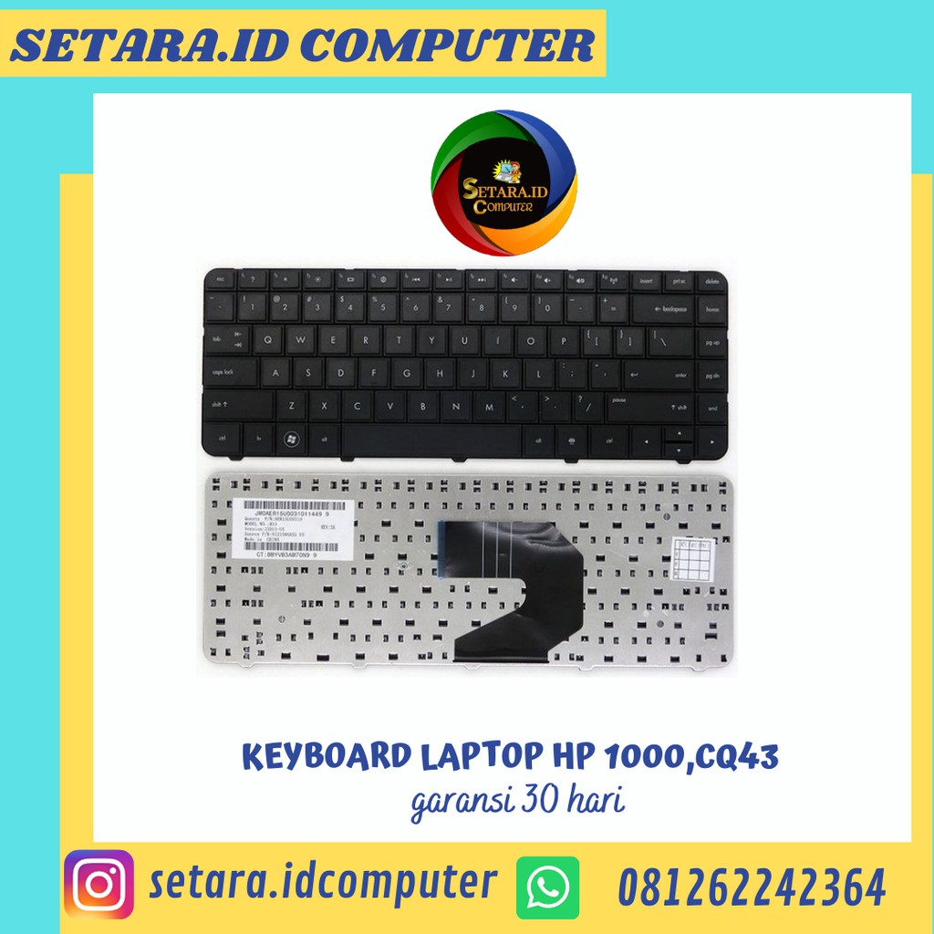 Jual Keyboard Laptop Hp 1000 430 431 G4 Cq 43 435 Cq45 Cq57 Indonesia Shopee Indonesia