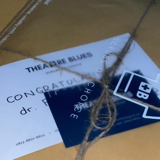 

● Gift Wrapping Packaging Theatre Blues (Notes Included) ✹