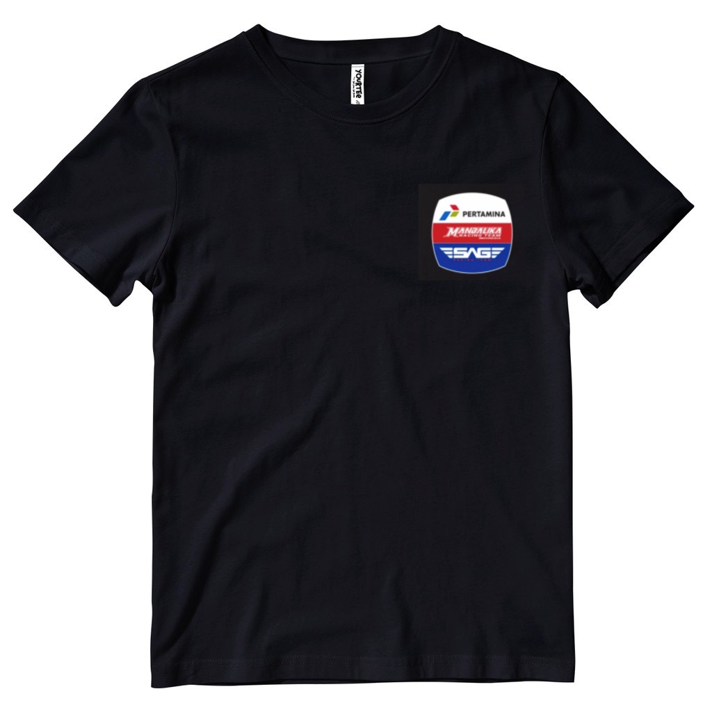 ￼Kaos Mandalika Racing Team Pertamina Mandalika | Kaos MotorGP Mandalika Lombok Indonesia | Kaos GP 