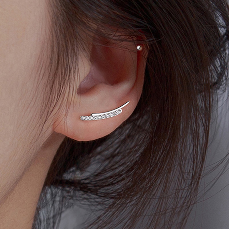 Fresh Style Simple Earrings For Women Daily Wear Delicate Girl's Earrings High Quality Silver Color Statement Jewelry Hot