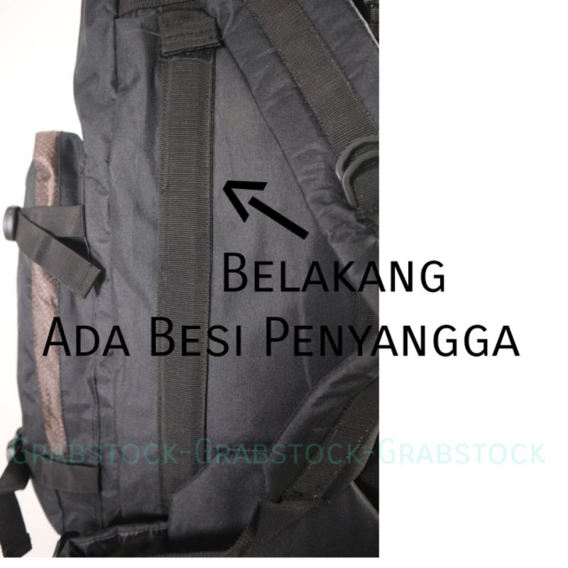 Grabstock Carrier Tas Hiking Camping 80L Plus Raincover CSP