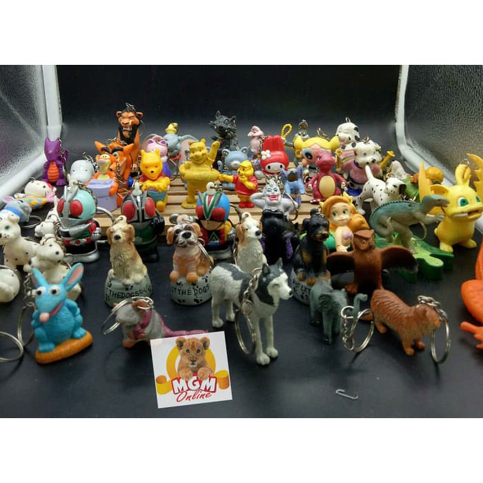 Gantungan Kunci Karakter - Disney / Pooh / Dogs dan lain2 GKunci Murah