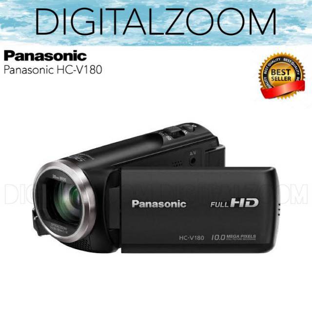 PANASONIC HC-V180 FULL HD CAMCORDER - PANASONIC V180