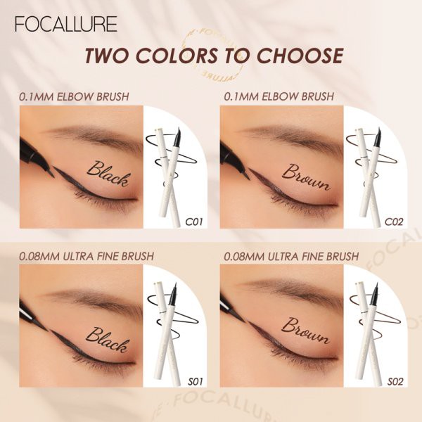 Focallure Lasting Waterproof Liquid Eyeliner Focallure Eyeliner Pen Focallure Eyeliner Pensil Focallure Eyeliner Waterproof Focallure Focallur Fucallure Focalure Foccalure