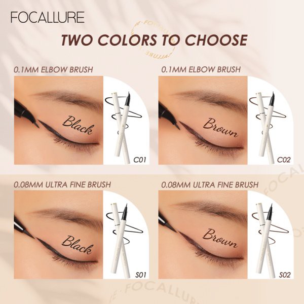 Focallure Lasting Waterproof Liquid Eyeliner Focallure Eyeliner Pen Focallure Eyeliner Pensil Focallure Eyeliner Waterproof Focallure Focallur Fucallure Focalure Foccalure