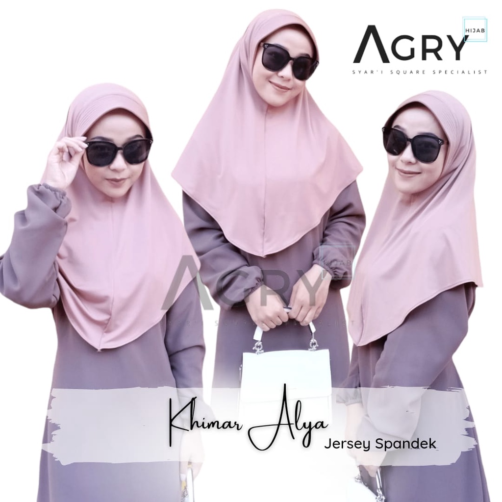 ᴀɢʀʏ Hijab Instan Jersey Alya