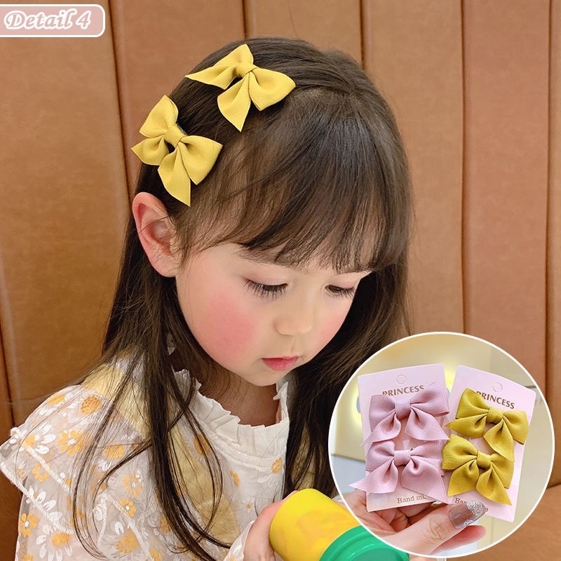 2 Pcs Jepitan Pita Anak Perempuan Cewek Korea Lucu Aksesoris Rambut Anak Jepitan Anak Ikat Rambut