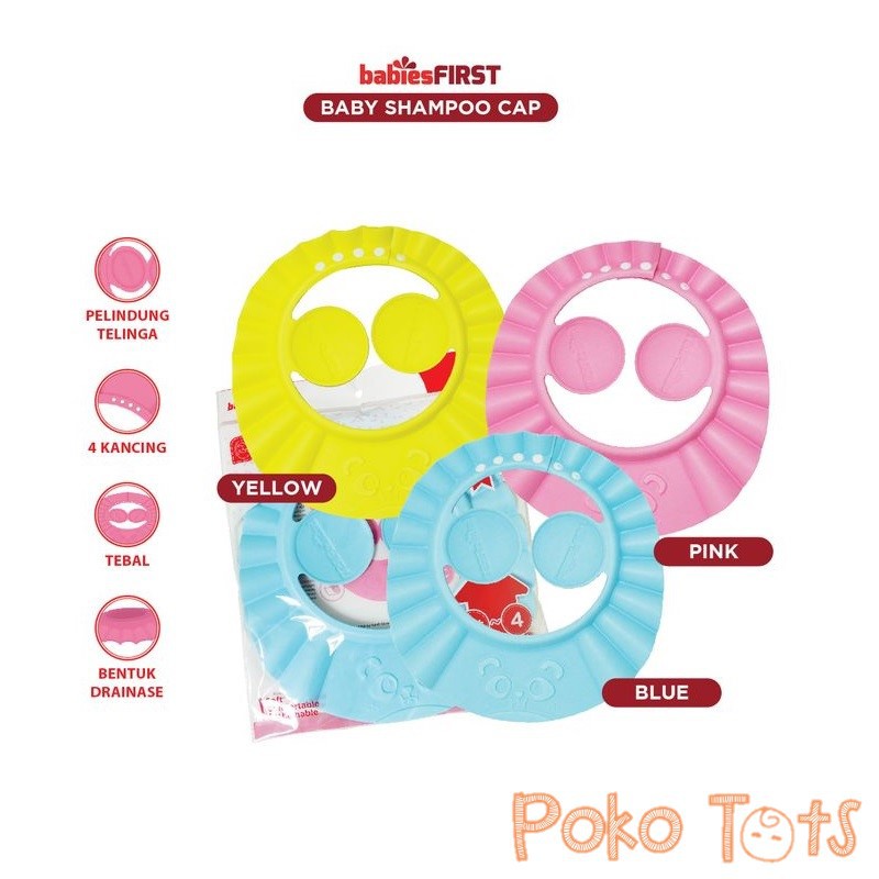 Babies First Baby Shampo Shower Cap Babiesfirst Topi Keramas Anak Dengan Pelindung Telinga