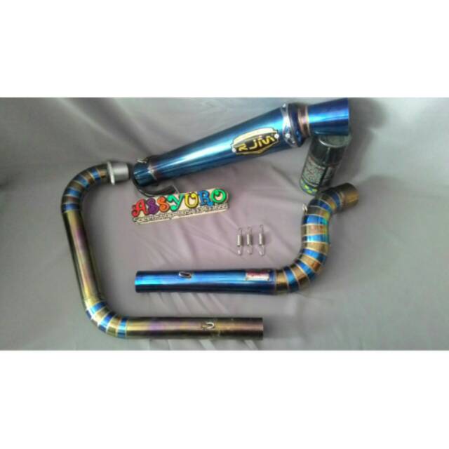 KNALPOT KIDAL RJM BLUE 2TONE CB GL MP TIGER HEREX TOURING TURING