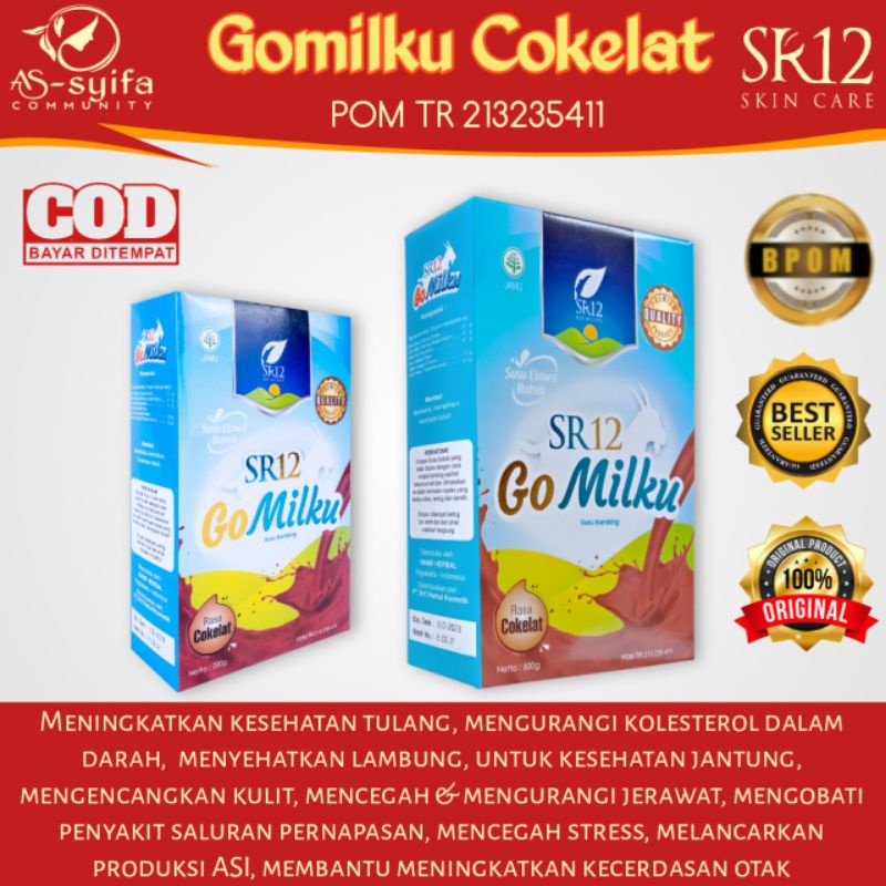 

BEST SELLER!-SUSU KAMBING ETAWA-GOMILKU SR12 RASA COKELAT-SUSU KESEHATAN TANPA GULA