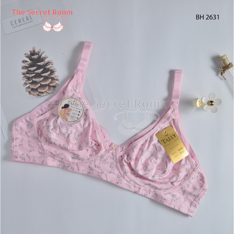 TALLY BRA BH MENYUSUI 2631 I CUP B BESAR I TANPA KAWAT I TANPA BUSA | SIZE 36-42