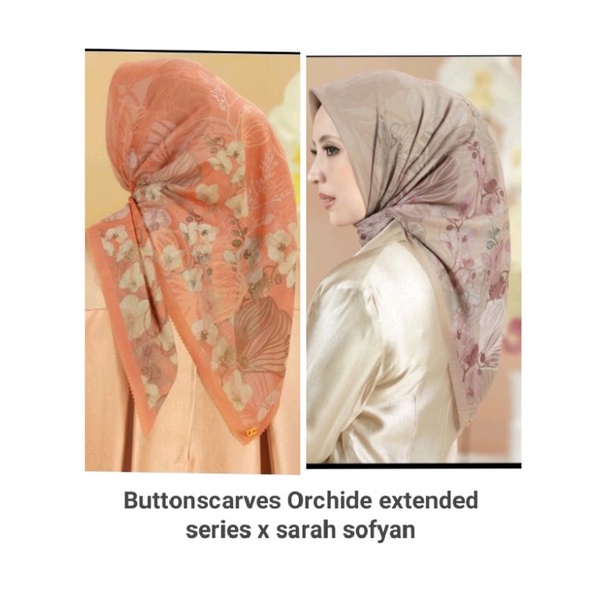 Buttonscarves Orchide series sarah sofyan