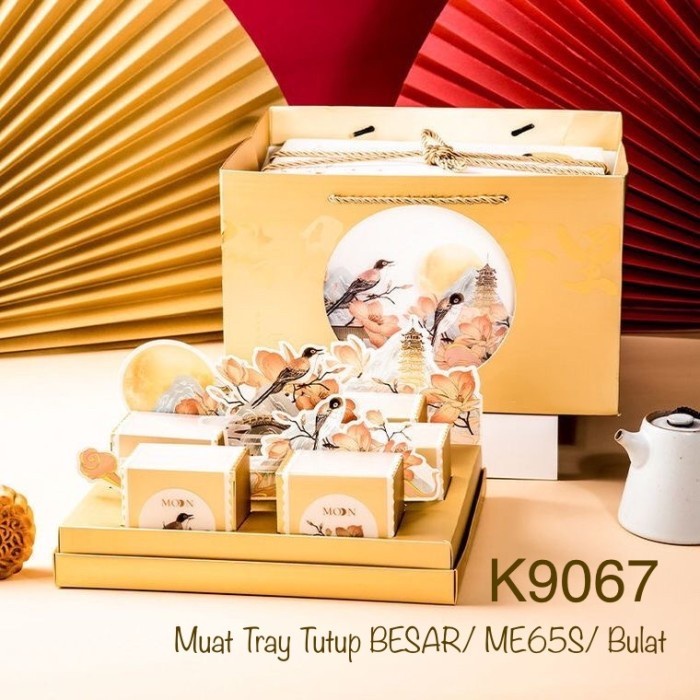 

✨ BISA COD ✨ Kotak Mooncake Premium 3d K9067