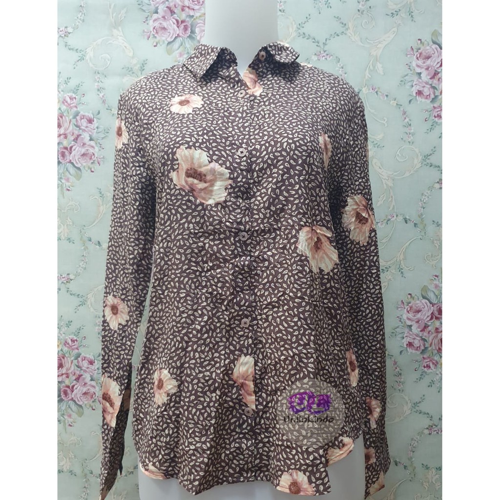 Kemeja Unpeu Femme Long Sleeves Original