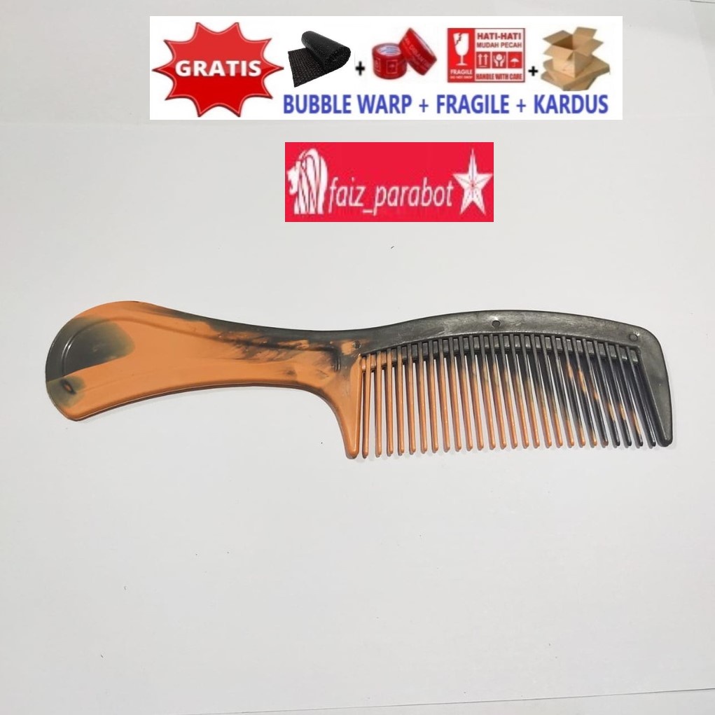 Sisir rambut besar pria wanita ABC sisir kramas cukur salon boneka