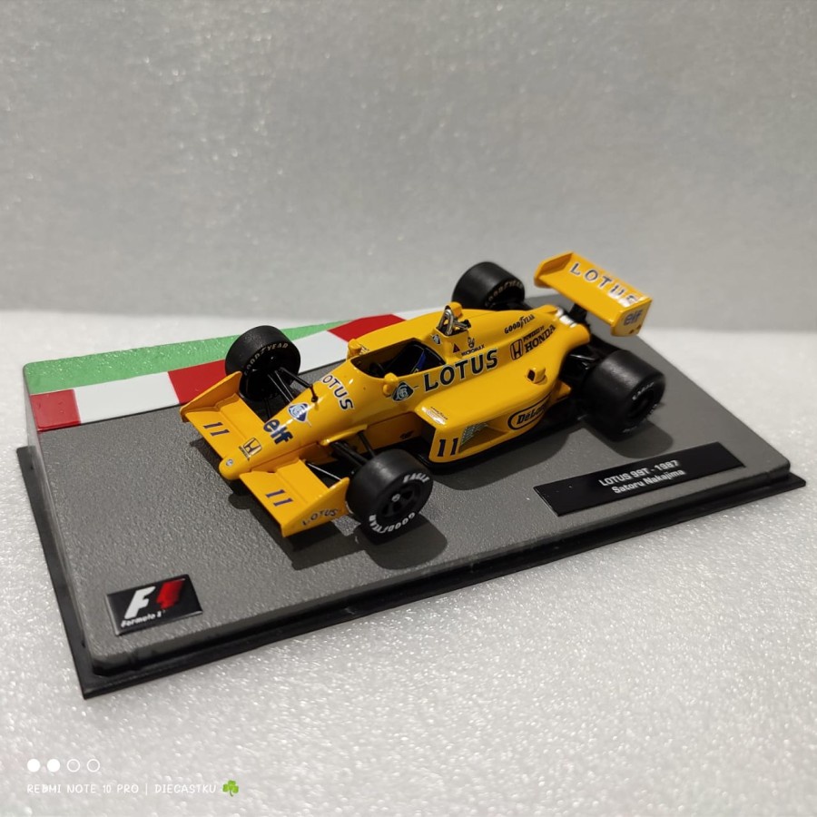 Diecast Satoru Nakajima Lotus 99 #11 F1 1988 1:43 by Altaya