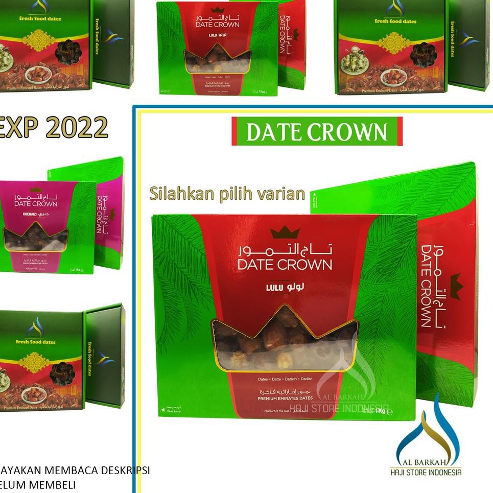 

NEW PROMO Kurma Date Crown Lulu Khenaizi 1kg Premium
