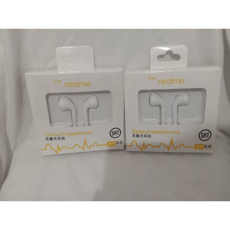 Headset /Handsfree Earphone original Realme C1 C2 C3 C11 C11 2021 C12 C15 C17 C20 C20a C21 C21y C25 
