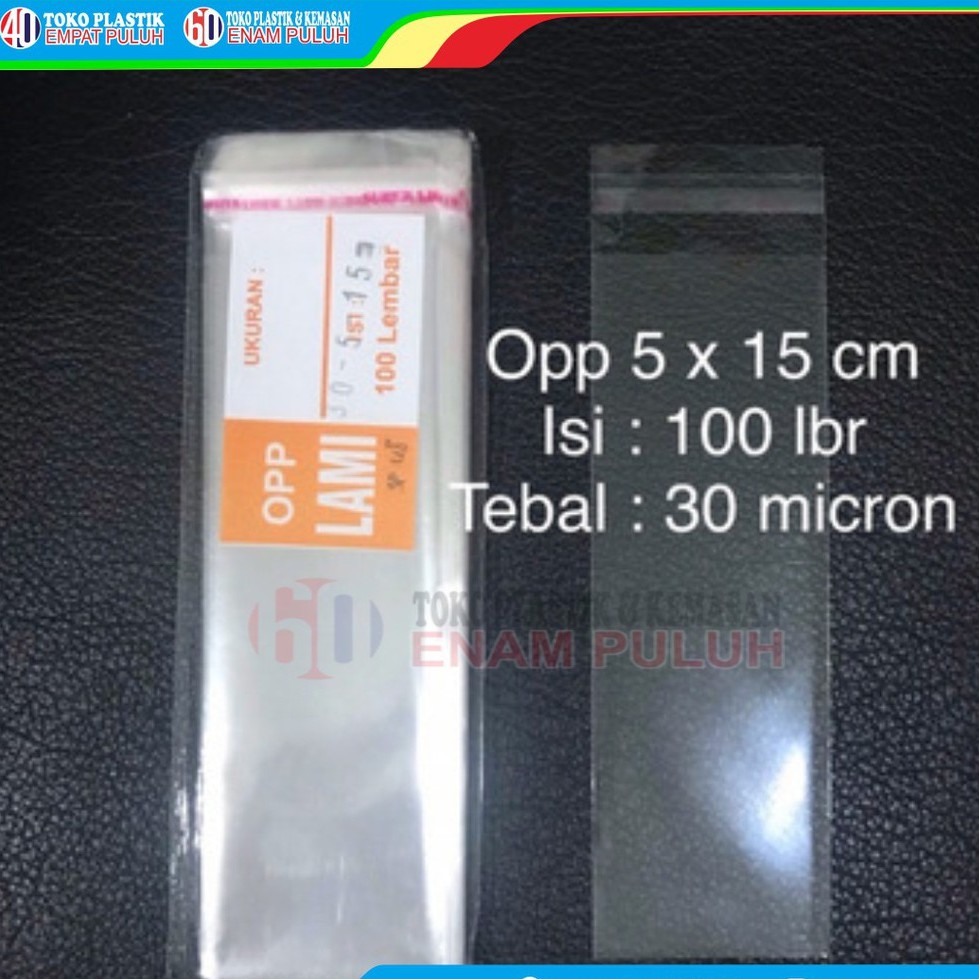 

Plastik opp lem tebal 03 5x15 5 x 15 seal 100 lembar pcs kaca 30 micron undangan bening murah