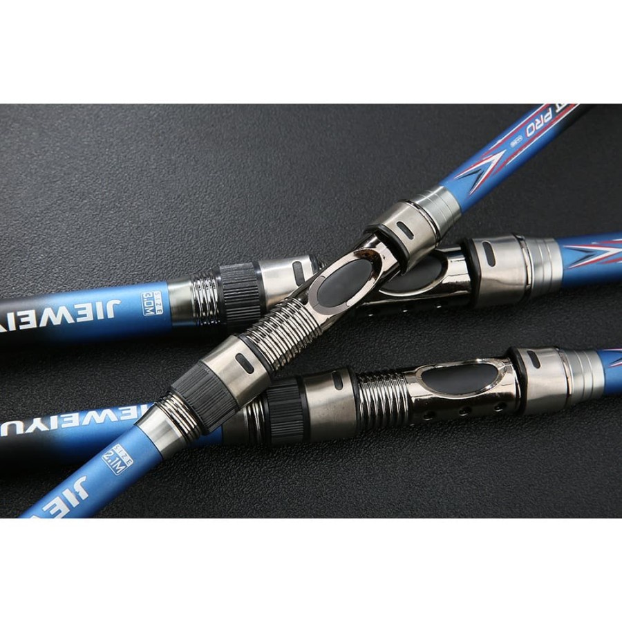 JIEWEIYUJU Joran Pancing Portable Telescopic Epoxy Resin 2.1M/5