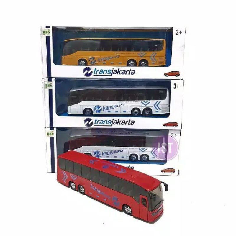 Bus Transjakarta Bis Diecast
