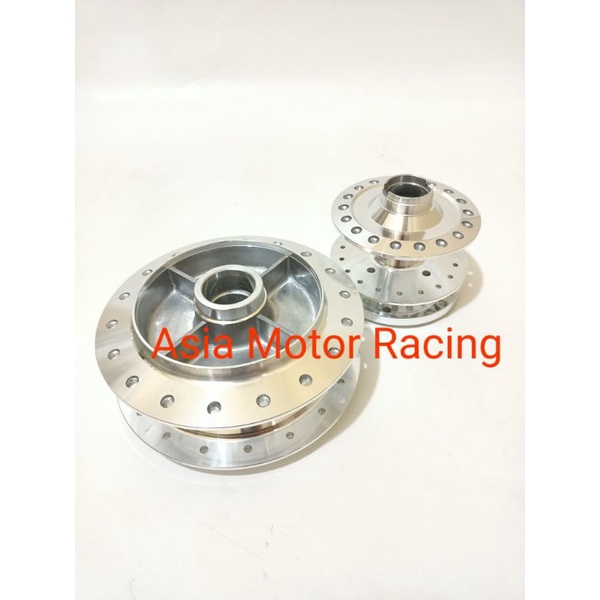 Tromol Trombol 1 Set Depan Belakang Chrome Original Vixion Old Lama Not. VND Becak Blimbing