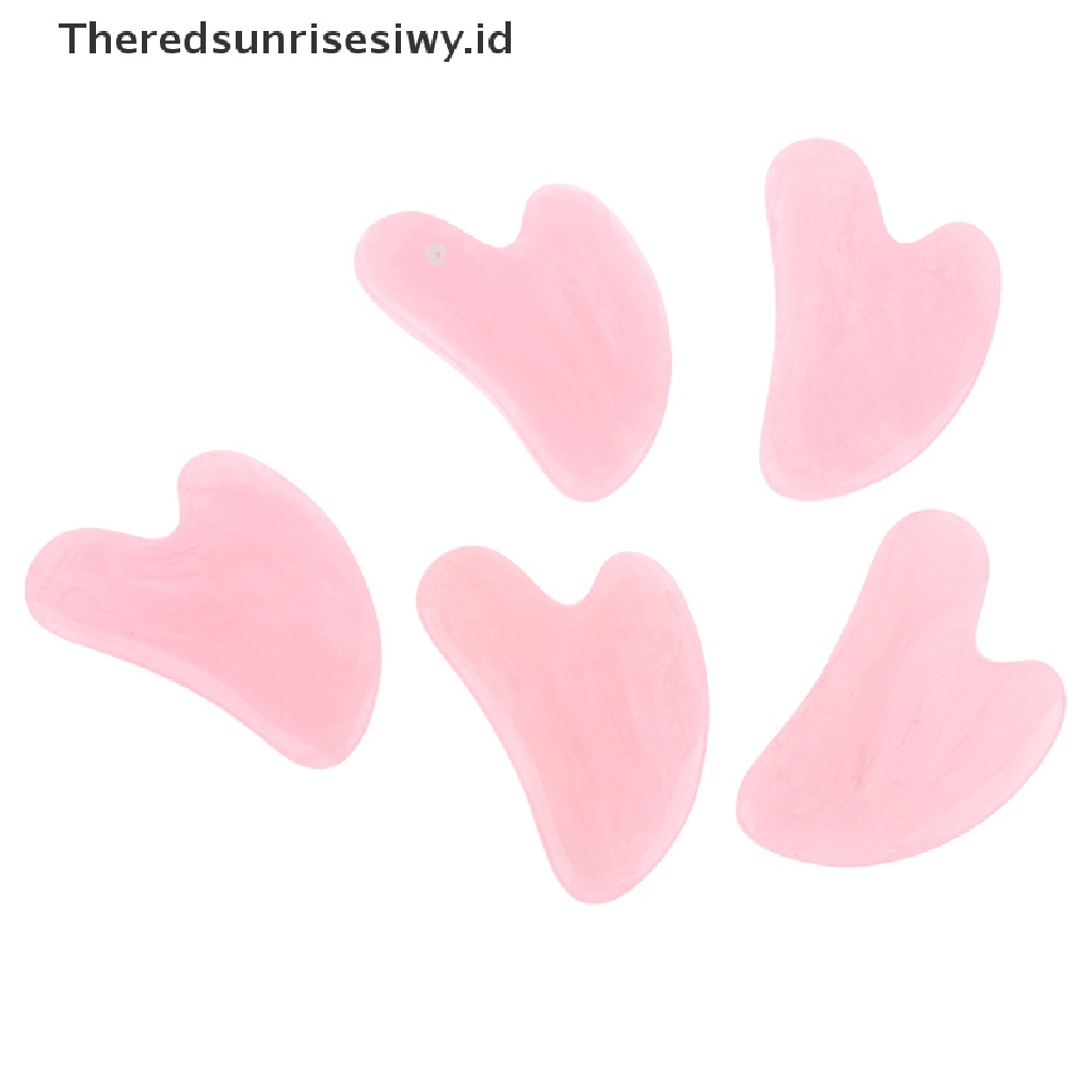 (Theredsunrisesiwy.Id) 1pc Gua Sha Board Alat Pijat Wajah Akupuntur Gua Sha Board