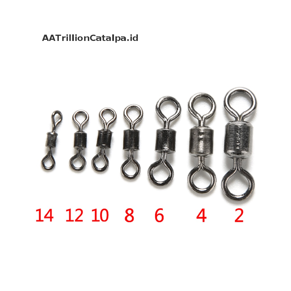 Aatrillioncatalpa 100 Pcs Kilikili Pancing Bentuk Bulat Untuk Memancing Ikan Kerapu Di Laut
