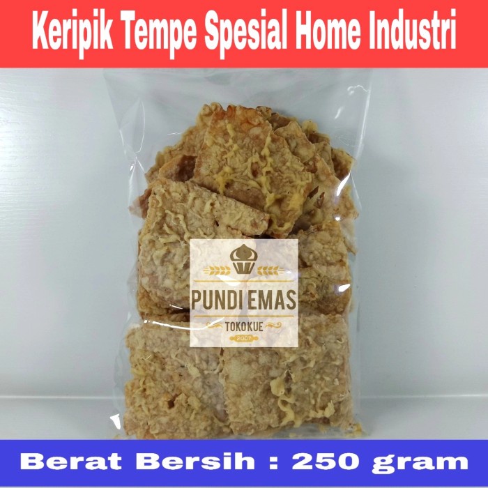 

Siap Krim Keripik Tempe Oven Panggang Dan Tempe Goreng Terlaris 250 Gram Murah - Original