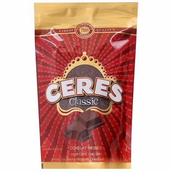 

Ceres Classic coklat ZIPLOCK 500 gr Meises Mesis Cokelat Besar