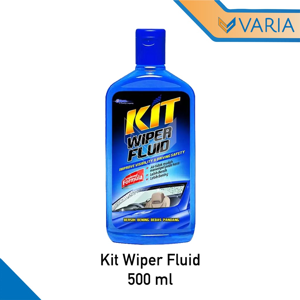 Kit Wiper Fluid Cairan Pembersih Kaca Mobil Bottle Botol 500 ml