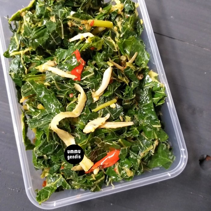 

✨COD✨ tumis daun pepaya teri