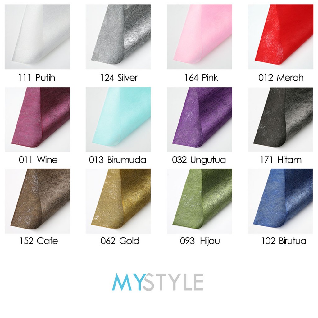 KERTAS BUNGA CARANG (1 PACK = 20 LBR) CS/FLOWER WRAP/PEMBUNGKUS BUNGA WATERPROOF