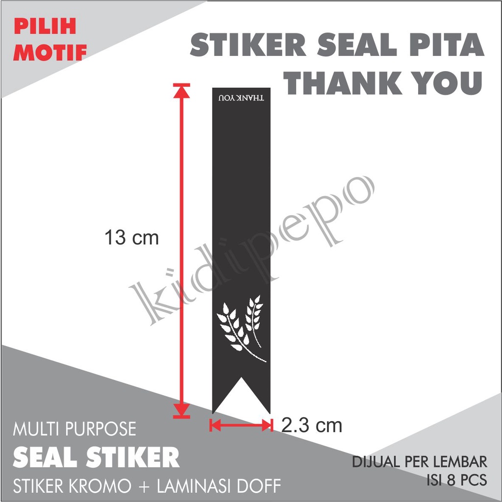 

STIKER SEAL PITA THANK YOU