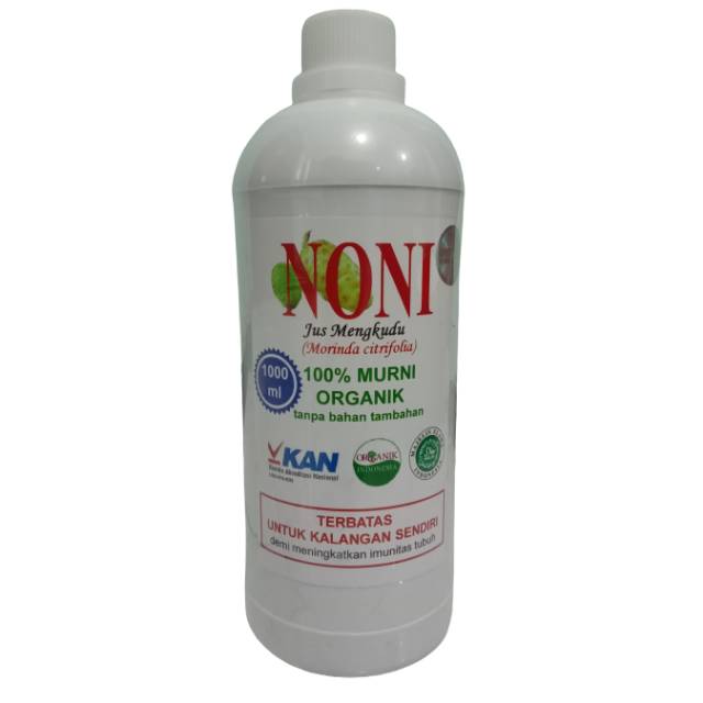 

jus mengkudu noni 1lt 100% organik/ sudah di eksport ke jepang 21thn