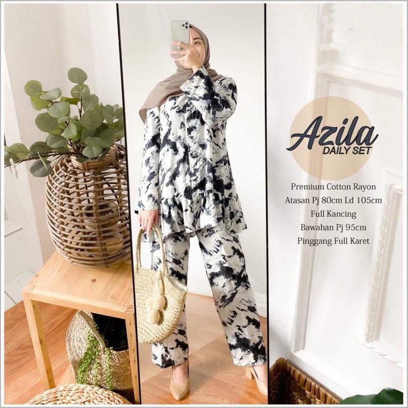 AZILA TUNIK DAILY| HIJAB TIE DYE