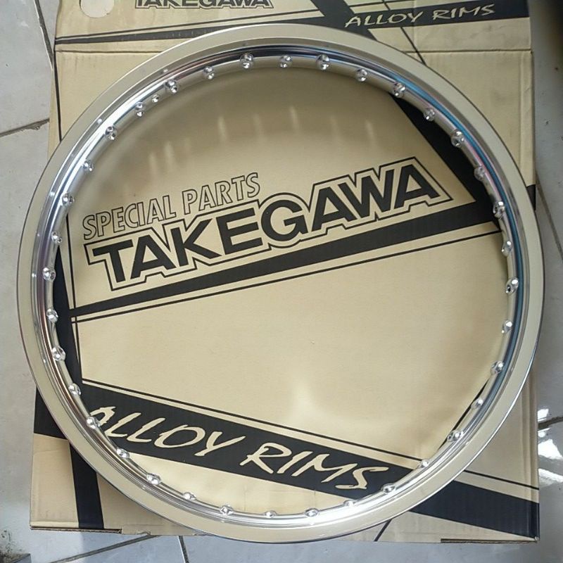 TAKEGAWA RIM VELG WL KOTAK 140 RING 17 GOLD SILVER RED BLUE BLACK HOLE 36 HITAM SILVER RED GOLD BLUE PURPLE TITANIUM